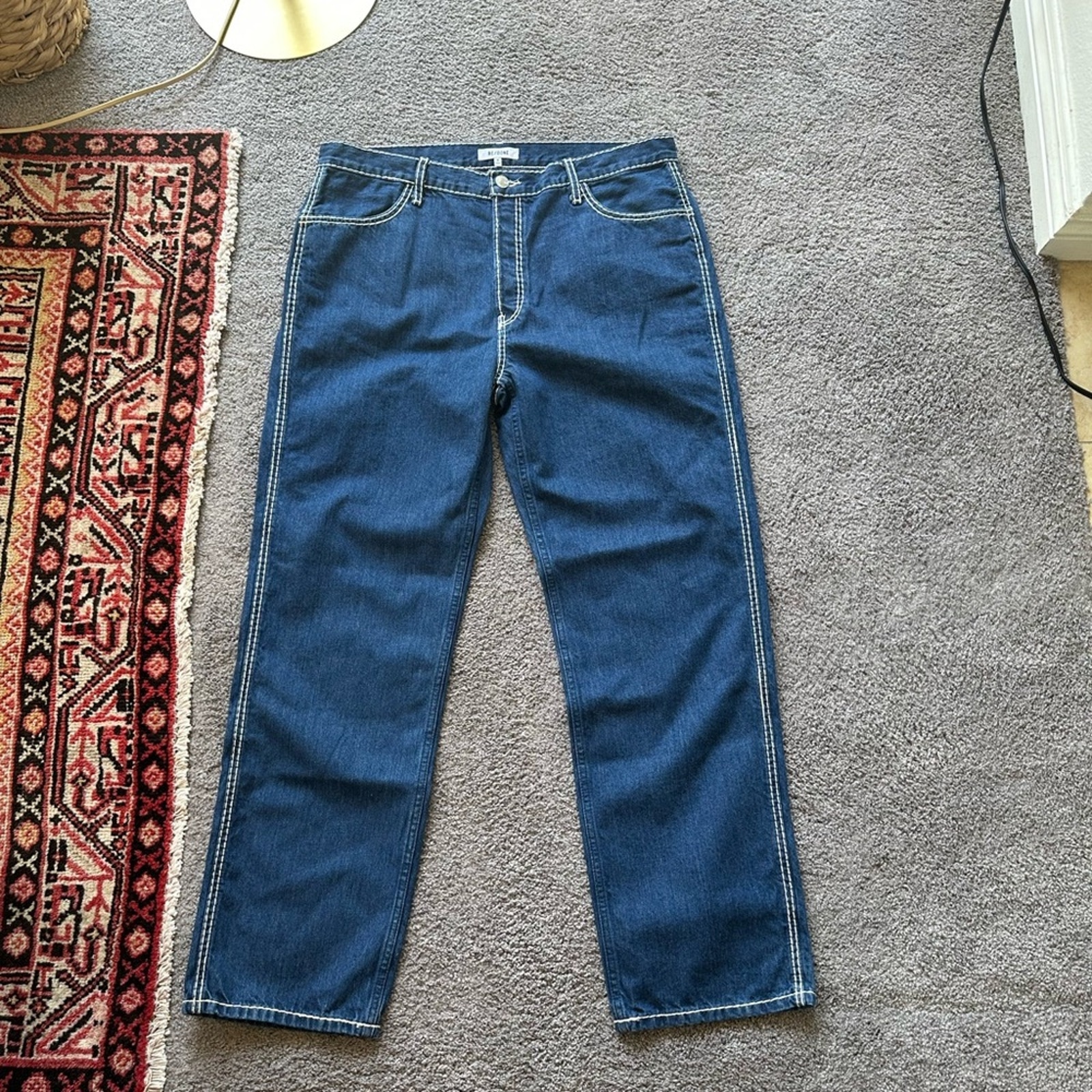 Re/Done Loose Long Jeans Nwt